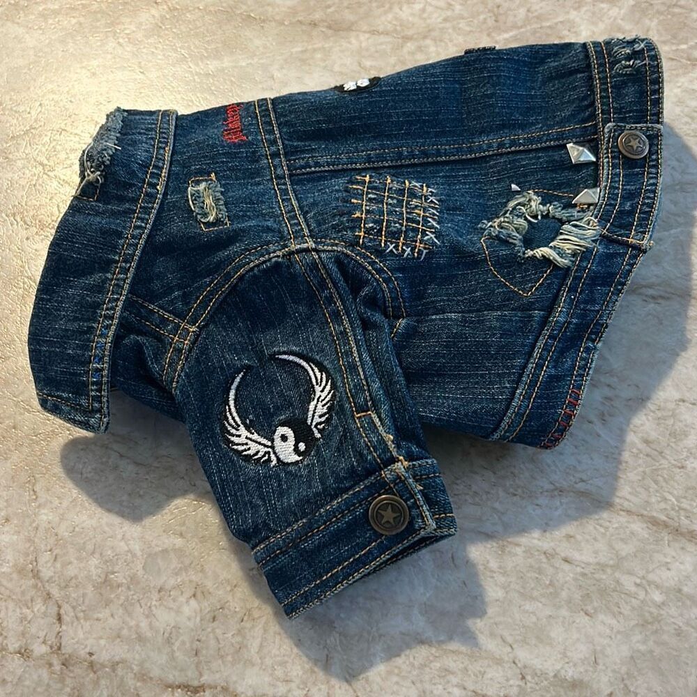 Denim Jean Jacket Size M - Picture 7 of 10